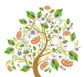 10047332-stylized-tree-rowanberry-with-with-sheet-the-fruit-and-flower-with-pattern-in-public-russian-stilett